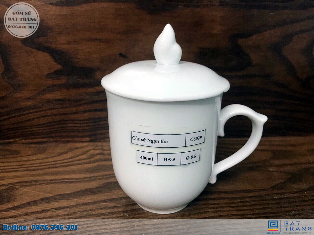 Tổng hợp 100+ mẫu cốc gốm sứ Bát Tràng in logo làm quà tặng doanh nghiệp 10