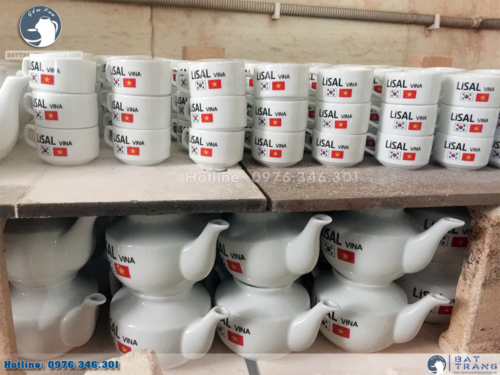 Đơn hàng 1000 cốc gốm sứ in logo cho HAB Việt Nam 2