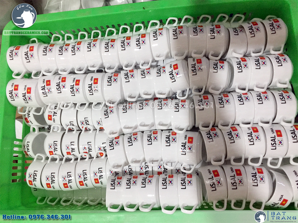 Đơn hàng 1000 cốc gốm sứ in logo cho HAB Việt Nam 5