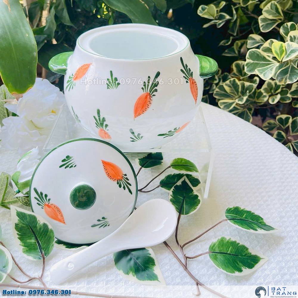 Âu Đựng Mỡ Gốm Sứ Bát Tràng – Giải Pháp Tiện Lợi Cho Gian Bếp Việt 13