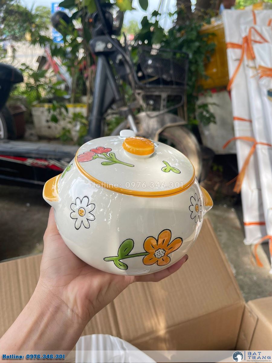 Âu Đựng Mỡ Gốm Sứ Bát Tràng – Giải Pháp Tiện Lợi Cho Gian Bếp Việt 15