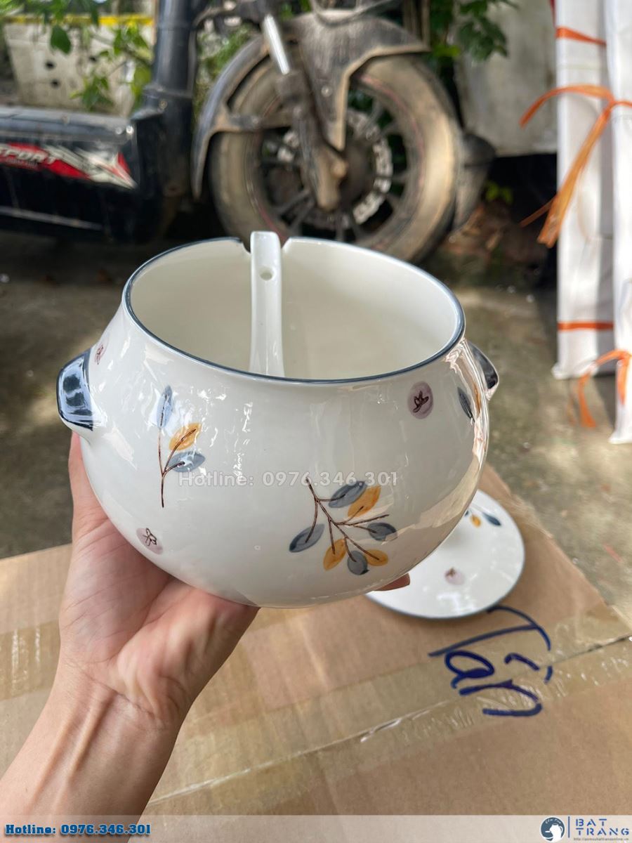 Âu Đựng Mỡ Gốm Sứ Bát Tràng – Giải Pháp Tiện Lợi Cho Gian Bếp Việt 20