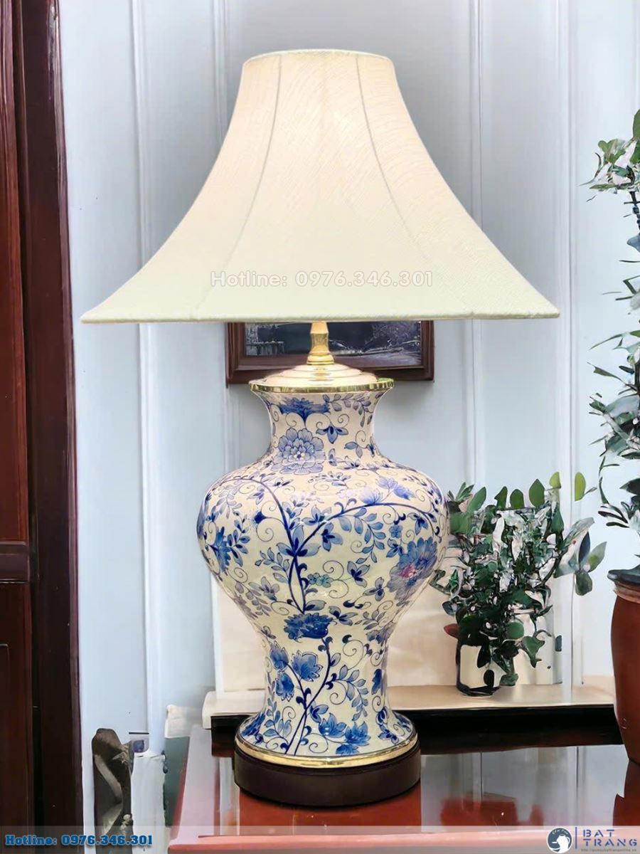Tuyển tập 100+ mẫu đèn gốm sứ Bát Tràng tuyệt đẹp 5