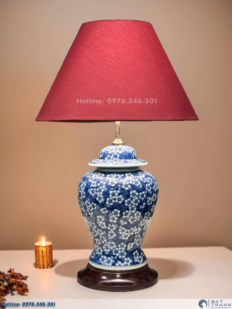 Tuyển tập 100+ mẫu đèn gốm sứ Bát Tràng tuyệt đẹp 12