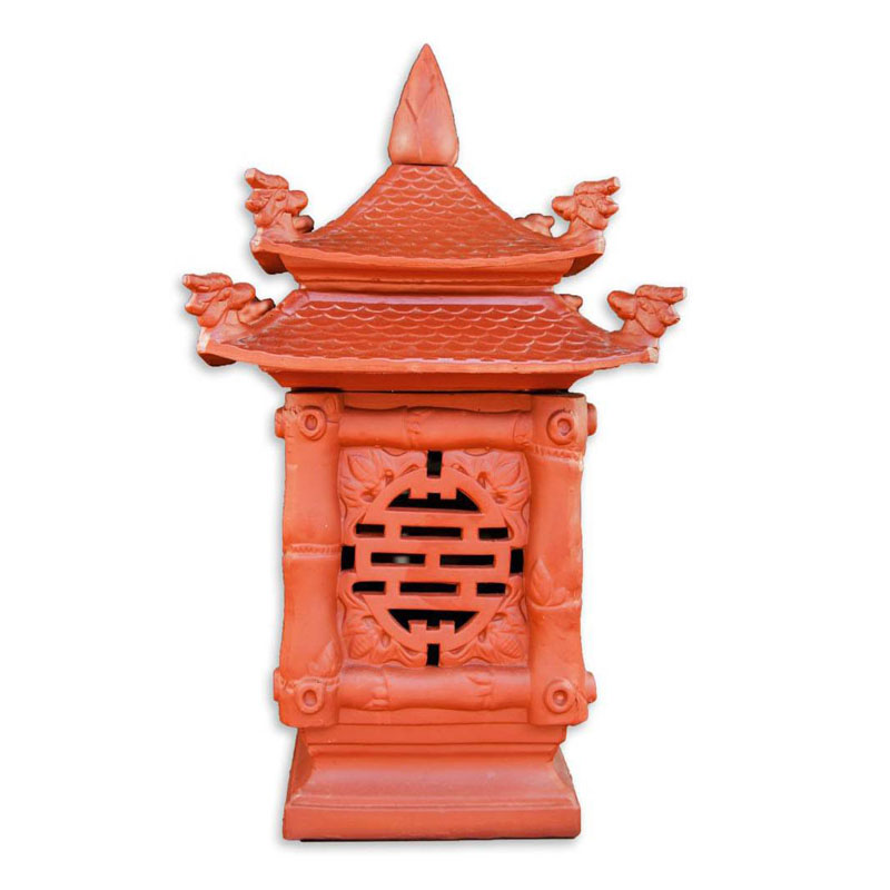Đèn Tứ Linh - Gốm đất đỏ