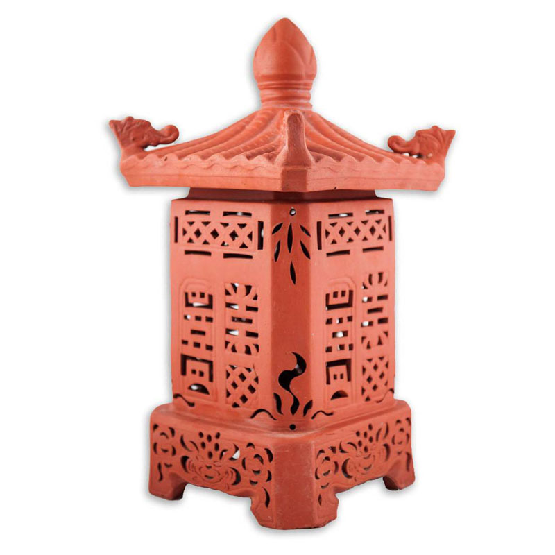 Đèn Vuông - Gốm đất đỏ