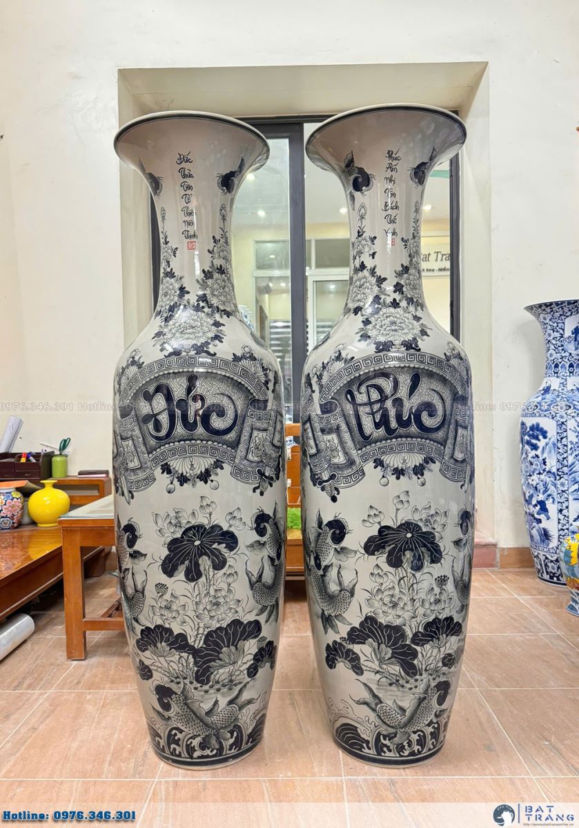 Những mẫu lọ lộc bình gốm sứ Bát Tràng cao cấp cho mùa Tết Bính Ngọ 2026 9