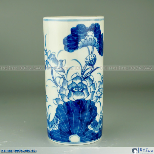 Ống hương hoa sen men lam