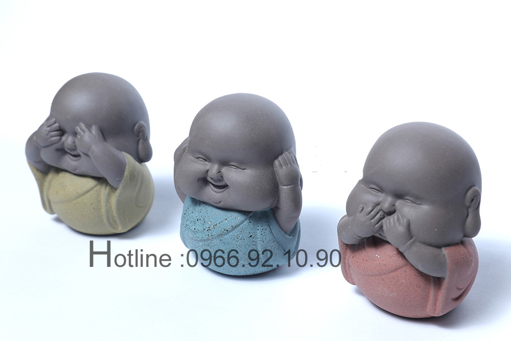 Bộ tượng tam không chú tiểu mập