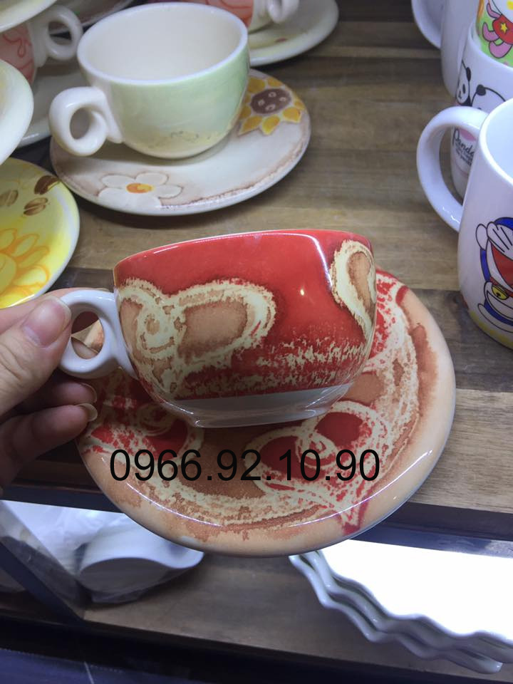 Bộ tách cafe , capuchino