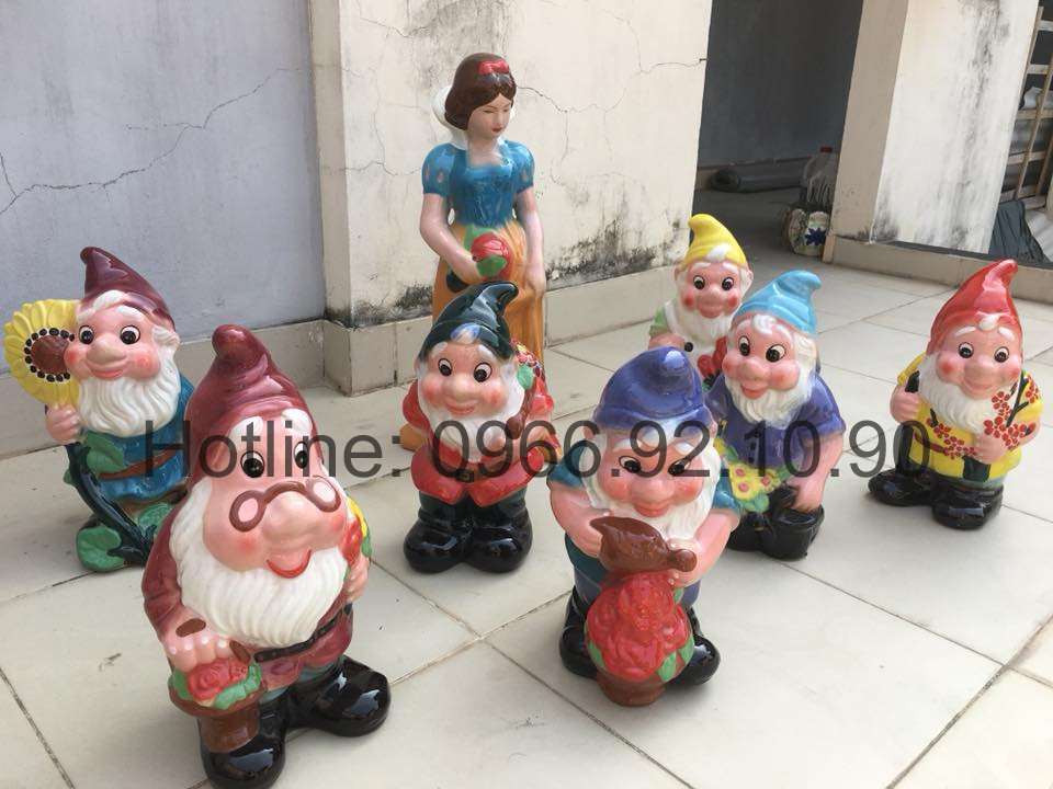 Bộ tượng nàng bạch tuyết và bảy chú lùn